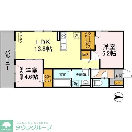 ジラソーレの物件間取画像